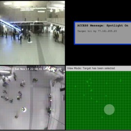 ACCESS in the Eindhoven's train station as part of GLOW, Eindhoven, Netherlands, 2009 | Screenshot of the web interface